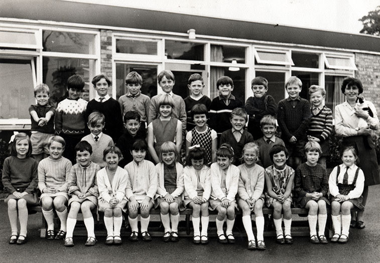 Mrs Watson's class at Eastrington school in 1970s