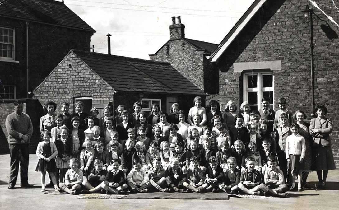 whole of Eastrington school about 1960