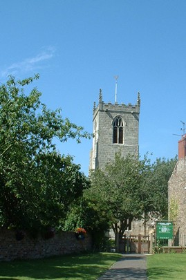 St. Michael's church, Eastrington, East Yorkshire, from village green