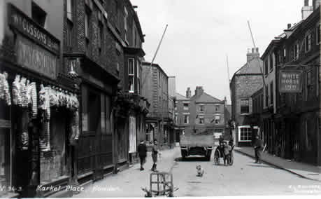old photo of White Horse, Market Place, Howden, East Yorkshire