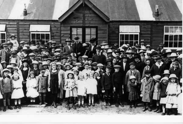 old photo of Laxton Victory Hall, Laxton, East Yorkshire