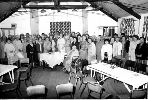 the Mothers' Union at the Victory Hall, Laxton, East Yorkshire