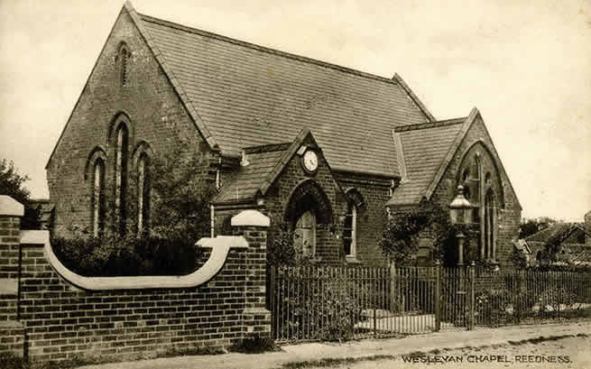 old view of Wesleyan Methodist Chapel, Reedness, Yorkshire