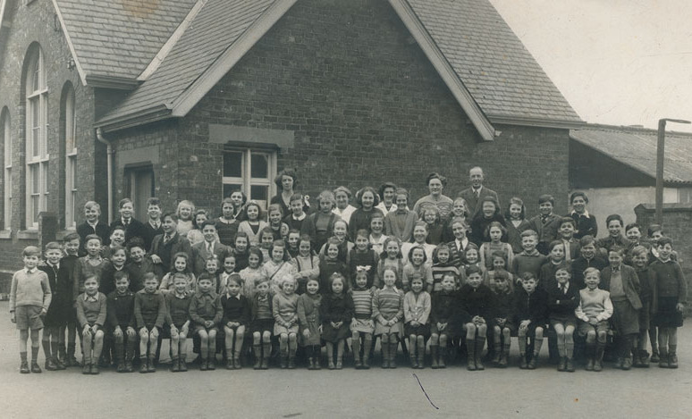 1952 picture of Eastrington school, East Yorkshire