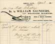 North Cave: William Saunders - Old Invoice